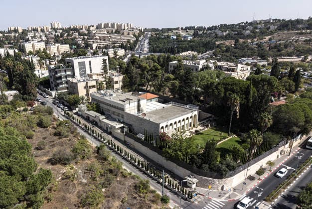 British Consulate General in Jerusalem suspends operations JERUSALEM - OCTOBER 8: A wide-angle view shows the British Consulate General building in East Jerusalem after Israel suspends its operations in retaliation for the United Kingdom s decision to ban imports of products manufactured in illegal Israeli settlements, on October 8, 2026. Mostafa Alkharouf Anadolu Jerusalem Israel. Editorial use only. Please get in touch for any other usage.  Copyright: x2026xAnadoluxMostafaxAlkharoufx