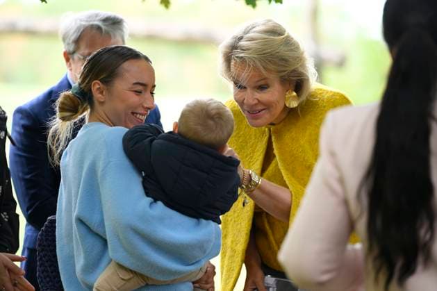 Queen Mathilde Visits Winners Of the 2026 Queen Mathilde Prize GREZ-DOICEAU, BELGIUM - OCTOBER 08: Queen Mathilde of Belgium pictured visiting two organizations that won the 2026 Queen Mathilde Prize : Vzw Alba, on October 08, 2026 in Grez-Doiceau, Belgium, 08 10 2026 Grez-Doiceau Belgium  Copyright: xPhilipxReynaersx