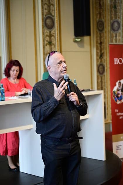 Stefan Hippler at the press conference and presentation of the 16th HOPE Award for the 18th HOPE Gala in Dresden at the Schauspielhaus Dresden, Dresden, October 8, 2026 Copyright: xMatthiasxWehnertx