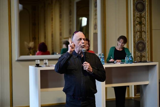 Stefan Hippler at the press conference and presentation of the 16th HOPE Award for the 18th HOPE Gala in Dresden at the Schauspielhaus Dresden, Dresden, October 8, 2026 Copyright: xMatthiasxWehnertx