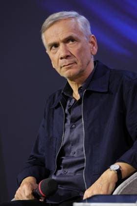 October 8, 2026, Frankfurt am Main, Germany, Frankfurt Book Fair: Lutz Seiler, author of the book *Das tickende Herz*, in conversation on the ARD Stage