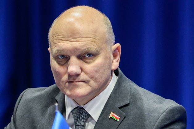 BELARUS, MINSK - OCTOBER 8, 2026: Chairman of the State Security Committee of Belarus Ivan Tertel attends a meeting before the final phase of the Eurasia-Antiterror 2026 counter-terrorism exercise by relevant agencies of the CIS and SCO member states. The drill is held as part of the 2026 CIS and SCO Counter-Terrorism Forum. Maxim Malinovsky TASS  98946385
