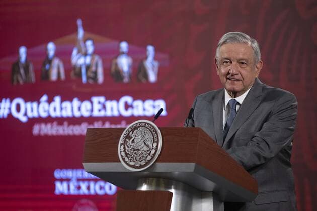 Mexico, Andres Manuel Lopez Obrador Press Conference in Mexico City