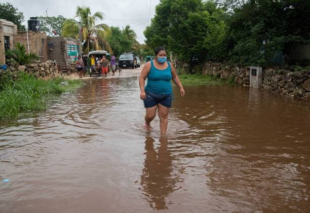 Mexico, flooding by tropical storm Cristobal