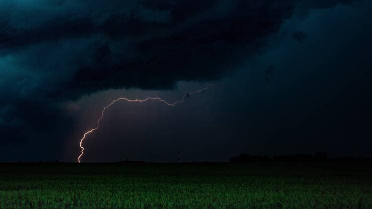 Calendar motifs: Thunderstorm