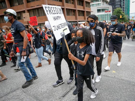 Canada, Juneteenth Remembrance Day of the End of Slavery in Vancouver