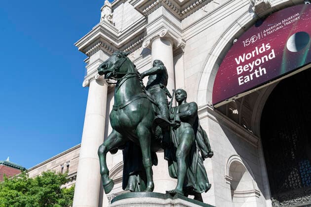 New York, American Museum of Natural History removed statue of Theodore Roosevelt