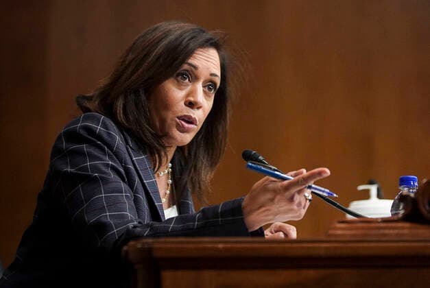 USA, Mexico border: Kamala Harris takes on refugee crisis - stock images