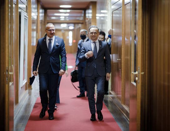 Berlin, Heiko Maas meets Gordan Grlic Radman
