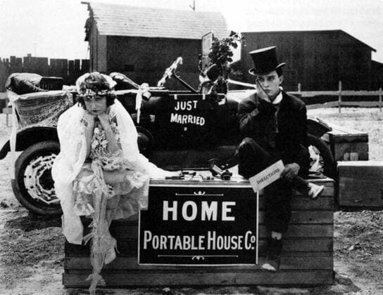 Premiere of the first Buster Keaton film, One Week - 100th anniversary on September 1