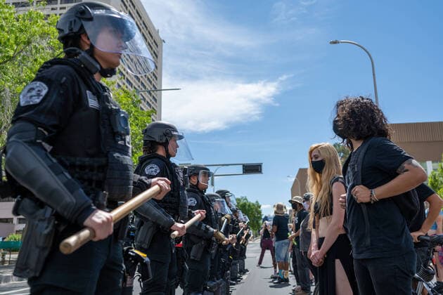 USA, We Can t Breathe Protest in Albuquerque, New Mexico