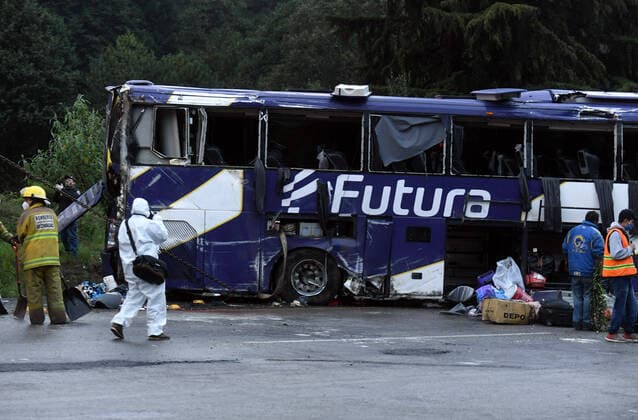 Mexico, bus accident with several dead in Ocoyoacac near Toluca