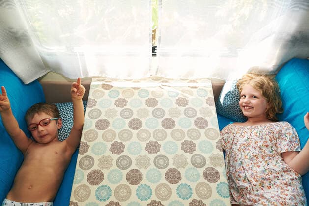 IMAGO Creative, Summer, Camping, In a caravan
