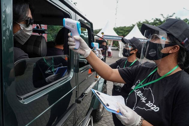 Indonesia, car concert in Gianyar on Bali