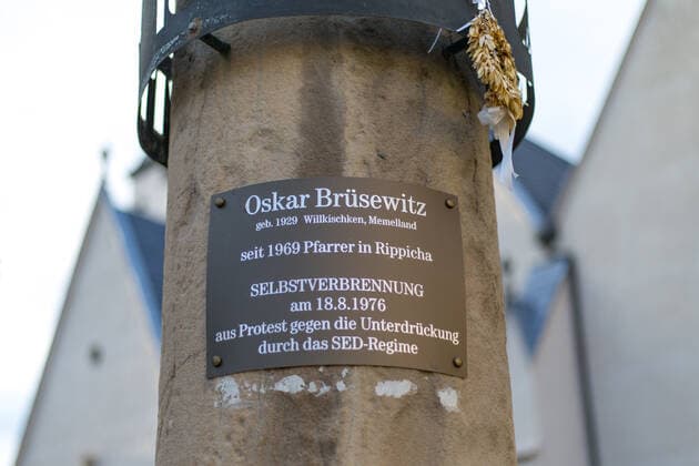 Oskar Brüsewitz: 50th anniversary of his death on 22 August
