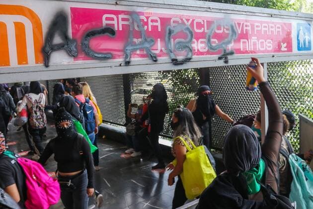 Mexico, Feminist Protests in Mexico City