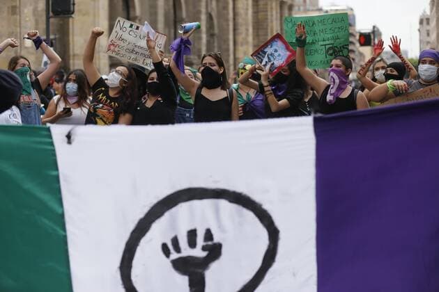 Mexico, feminists protest in Guadalajara