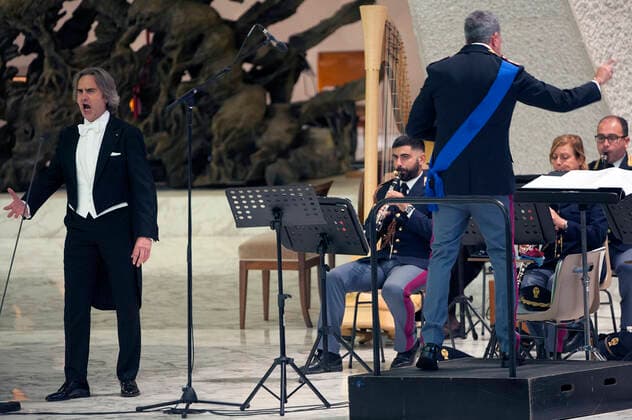 Franesco Grollo concert in the Vatican