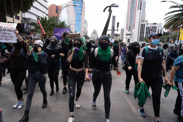 Mexico, protests in Mexico City