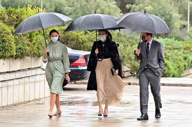 Queen Letizia visits National Award of the Fashion Industry in Madrid