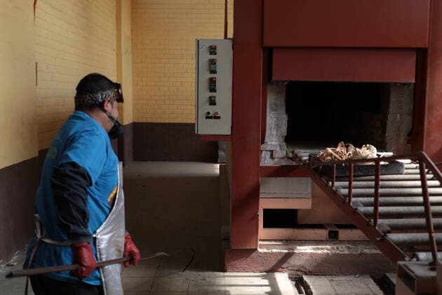 Mexico, Impressions from crematorium in Nezahualcoyotl