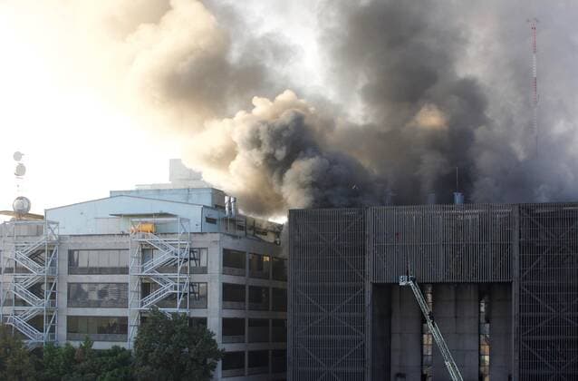 Mexico, fire at Metro headquarters in Mexico City