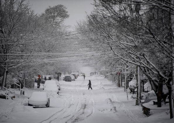 Canada, Heavy snowfall in Ottawa