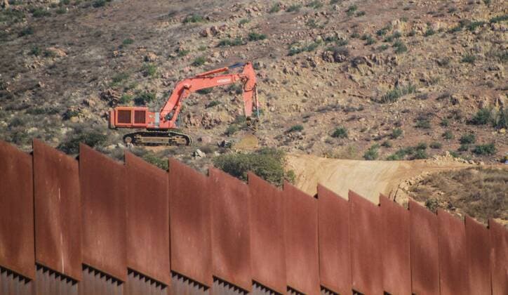 Mexico, fence on the border with the USA