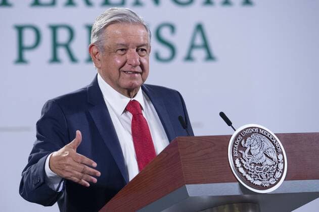 Mexico, Andres Manuel Lopez Obrador Press Conference in Mexico City