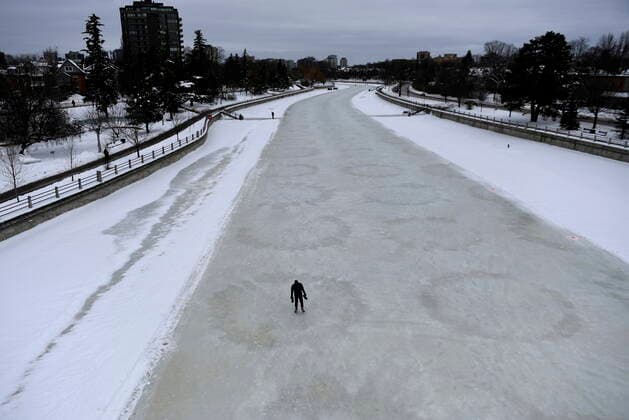 Canada, impressions of the snow in Ottawa