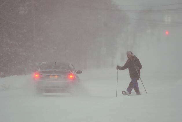 Canada, blizzard in Charlottetown