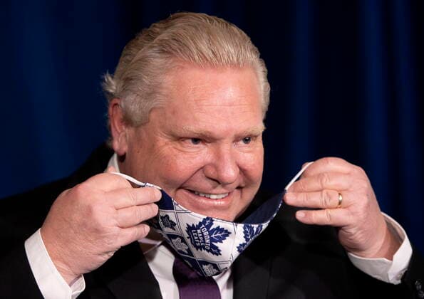 Canada, Ontario Premier Doug Ford Press Conference in Toronto