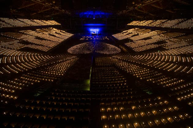 Lights for Life, solidarity with the music industry at the Sportpaleis Antwerp