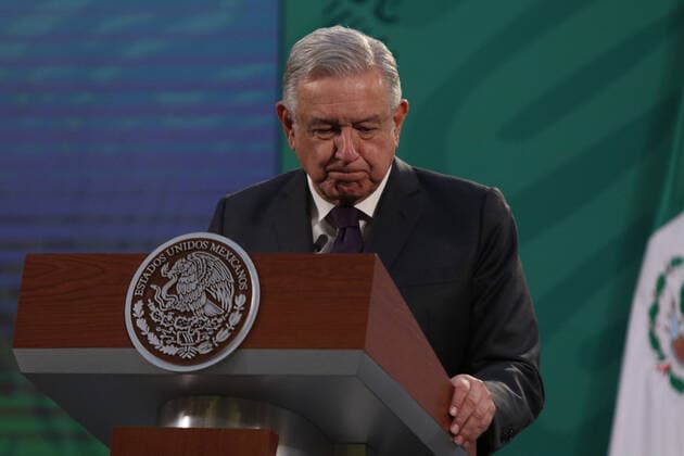 Mexico, Andres Manuel Lopez Obrador Press Conference in Mexico City