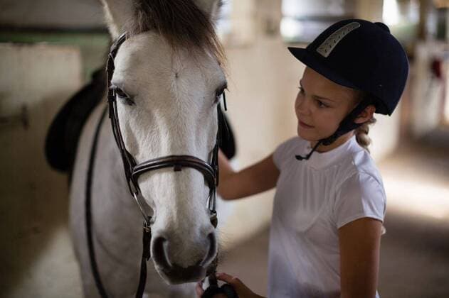 IMAGO Creative, Children at the riding stable