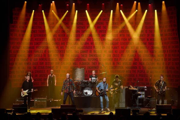 Midnight Oil concert in Sydney