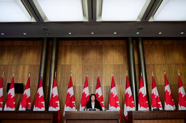 Canada, Karen Hogan press conference in Ottawa