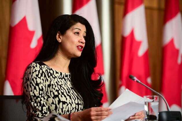 Canada, Dr. Supriya Sharma gives press conference in Ottawa