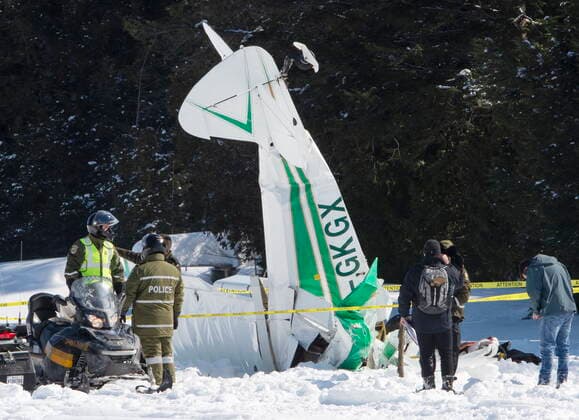 Canada, small plane crash in Gore