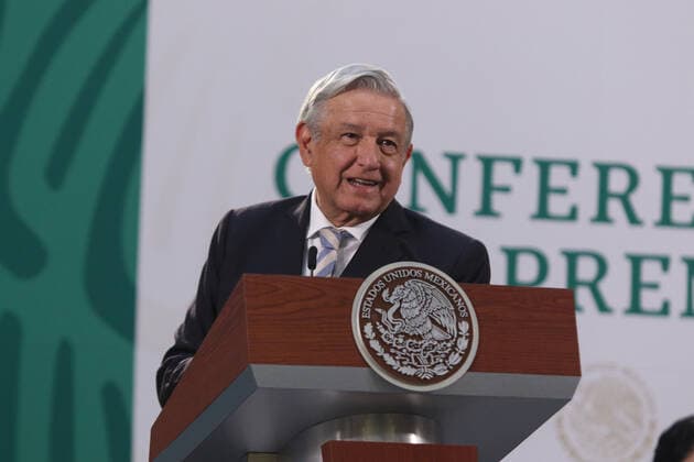 Mexico, Manuel Lopez Obrador Press Conference in Mexico City