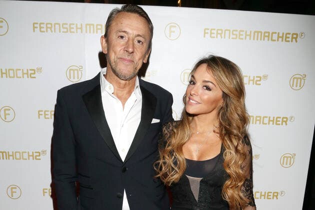 Estefania Heidemanns and husband Markus, archive photos