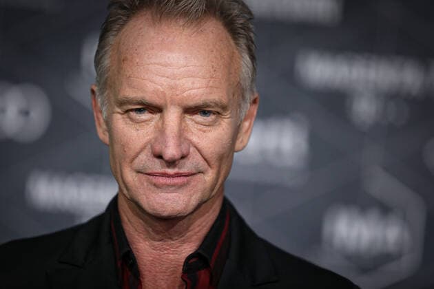 Sting, 75th birthday on 2 October