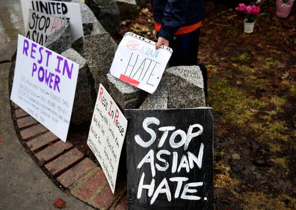 Canada, protests against racism against Asians in Ottawa