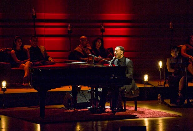 John Legend concert in Costa Mesa, California