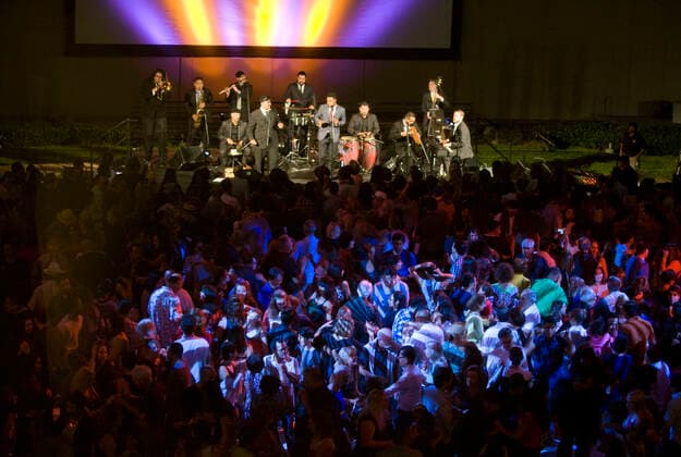 Boogaloo Assasins concert in Costa Mesa, California