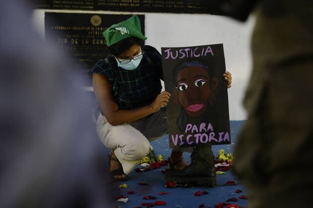 El Salvador, protests after death of Victoria Salazar during police operation in Mexico