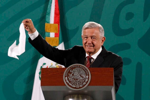 Mexico, Andres Manuel Lopez Obrador Press Conference in Mexico City