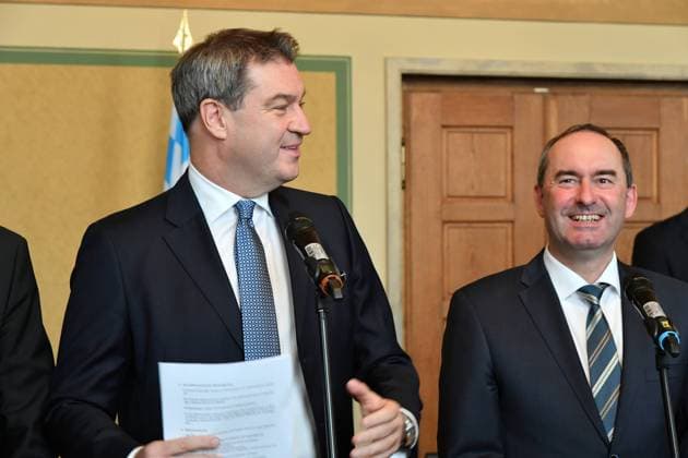First black-orange government coalition in Bavaria, 5th anniversary on 2 November