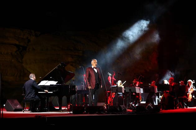 Concert Andrea Bocelli in Saudi Arabia