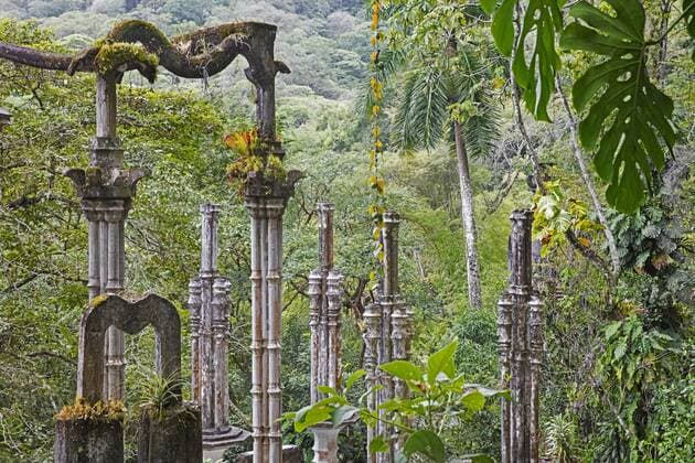 Travel, Parks and Gardens, Mexico, Edward James Sculpture Garden in Las Pozas Xilitla